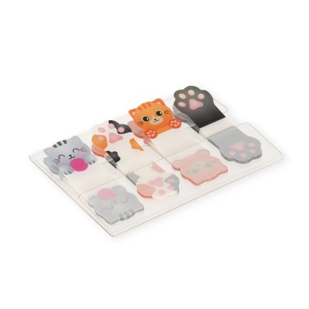 MARQUE-PAGES ADHÉSIFS CHAT LEGAMI