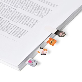 MARQUE-PAGES ADHÉSIFS CHAT LEGAMI
