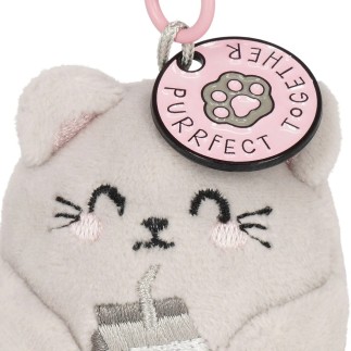 PORTE-CLÉS EN PELUCHE CHAT LEGAMI