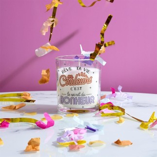 BOUGIE COLOR REVE TA VIE EN COULEUR