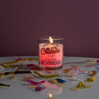 BOUGIE COLOR REVE TA VIE EN COULEUR