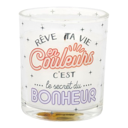 BOUGIE COLOR REVE TA VIE EN COULEUR