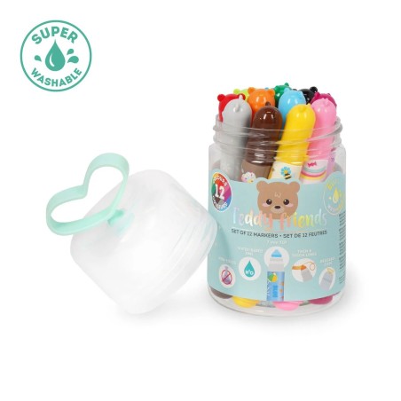 SET DE 12 FEUTRES TEDDY BEAR LEGAMI