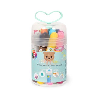SET DE 12 FEUTRES TEDDY BEAR LEGAMI