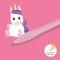 STYLO ENCRE GEL LUMINEUX LICORNE LEGAMI
