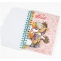 Carnet forme Rose A6 Diddlina