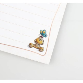 Carnet forme Rose A6 Diddlina