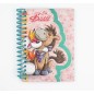 Carnet forme Rose A6 Diddlina