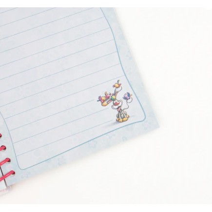 Carnet forme Bleu A6 Diddl