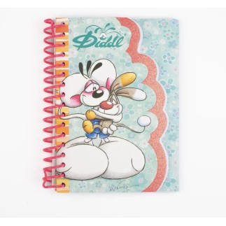 Carnet forme Bleu A6 Diddl