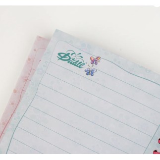 Carnet forme Bleu A6 Diddl