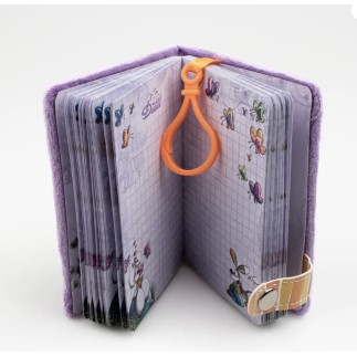 Cahier A7 Violet peluche Bibombl Diddl