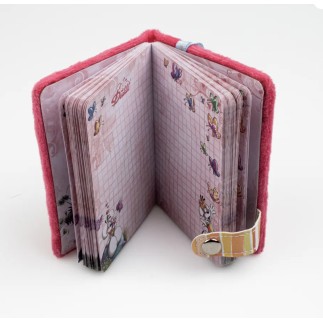 Cahier A7 Rose peluche Diddlina