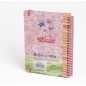 Cahier à spirale A5 Rose Diddlina élastique