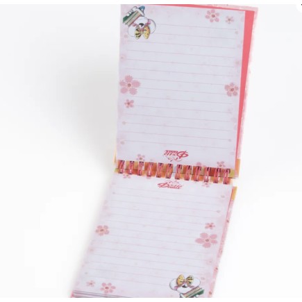 Carnet A6 spirale Rose Diddlina