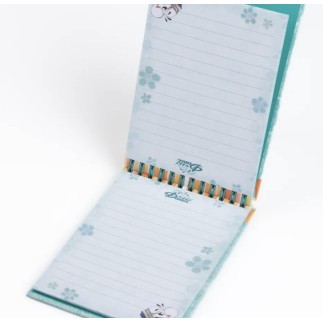 Carnet A6 spirale Bleu Diddl