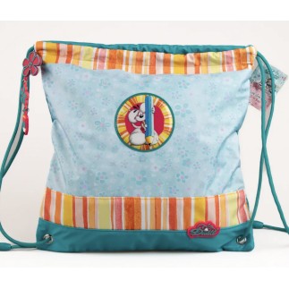 Sac bleu de gym Diddl