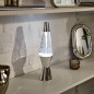 Lampe tornade Lava argent