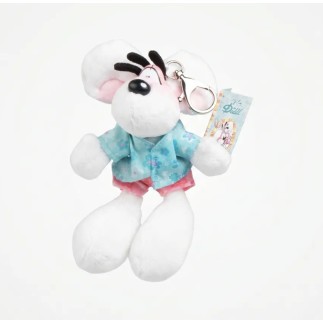 Porte-clés peluche Diddl tenue summer 15cm