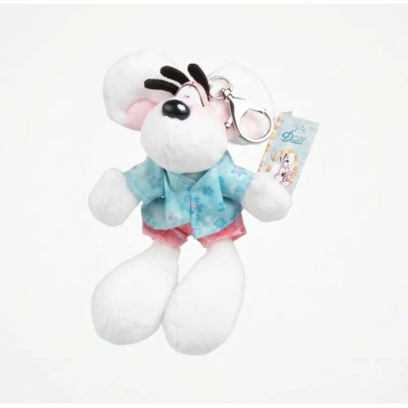 Porte-clés peluche Diddl tenue summer 15cm Porte-clés peluche Diddl tenue summer 15cm
