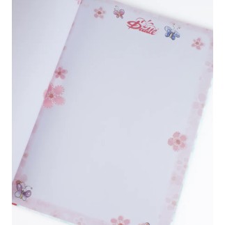Carnet A4 rigide motif fleur Diddl