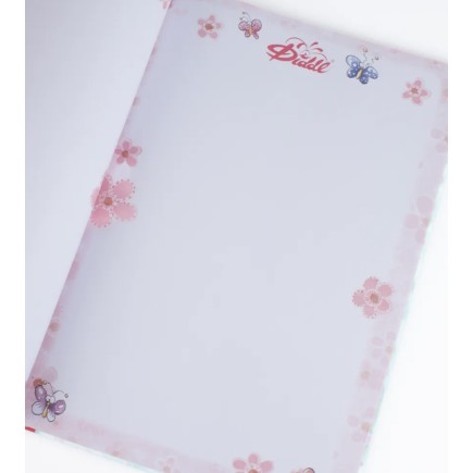 Carnet A4 rigide motif fleur Diddl