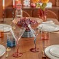 Lot de 4 verres à cocktail Homy 30 cl orange