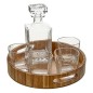 Coffret 4 verres à whisky et carafe Jules