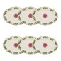 Plat ovale Mona 31x21cm porcelaine