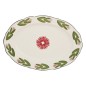 Plat ovale Mona 31x21cm porcelaine