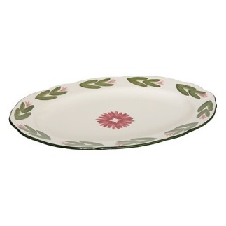 Plat ovale Mona 31x21cm porcelaine