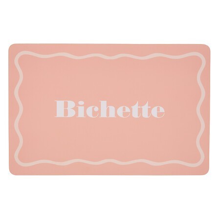Set de table Bichette 45x30cm rose
