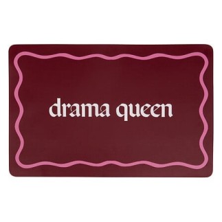 Set de table Drama Queen bordeaux