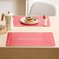SET DE TABLE BOMBASSE 45X30CM ROSE