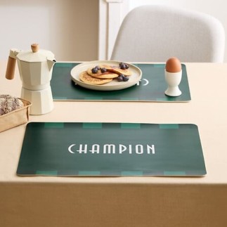 Set de table Champion 45x30cm vert