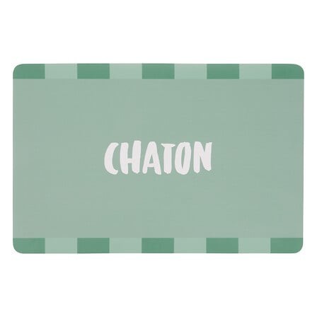 SET DE TABLE CHATON 45X30CM BLEU
