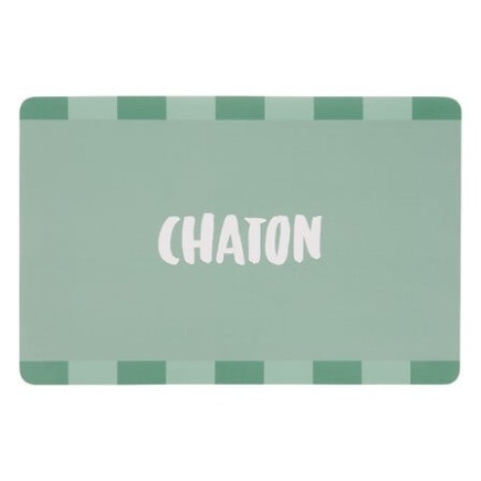 SET DE TABLE CHATON 45X30CM BLEU