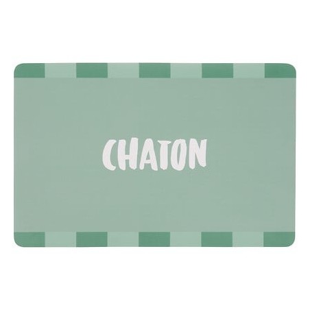 SET DE TABLE CHATON 45X30CM BLEU