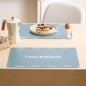 SET DE TABLE CHARMEUR 45X30CM BLEU