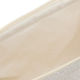 Trousse Bouclette polyester blanc