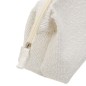 Trousse Bouclette polyester blanc