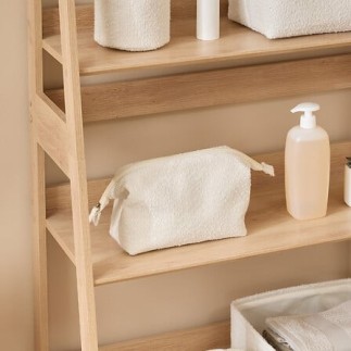 Trousse Bouclette polyester blanc