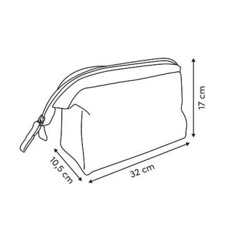 Trousse Bouclette polyester blanc