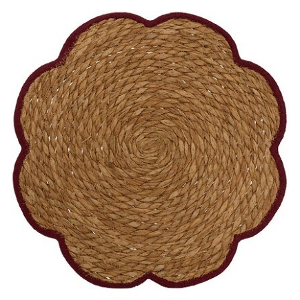 Set de table Mona fleur 38cm jonc