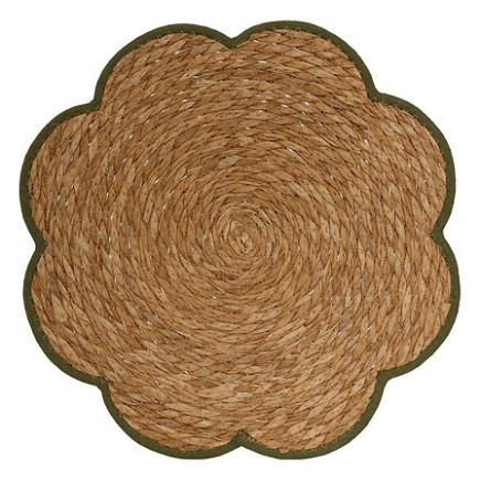Set de table Mona fleur 38cm jonc