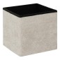 Pouf Velvy 31x31cm argile