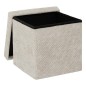 Pouf Velvy 31x31cm argile