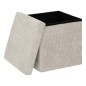 Pouf Velvy 31x31cm argile