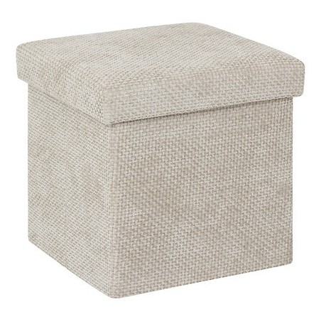 Pouf Velvy 31x31cm argile