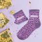 Chaussettes paillettes leopard princesse